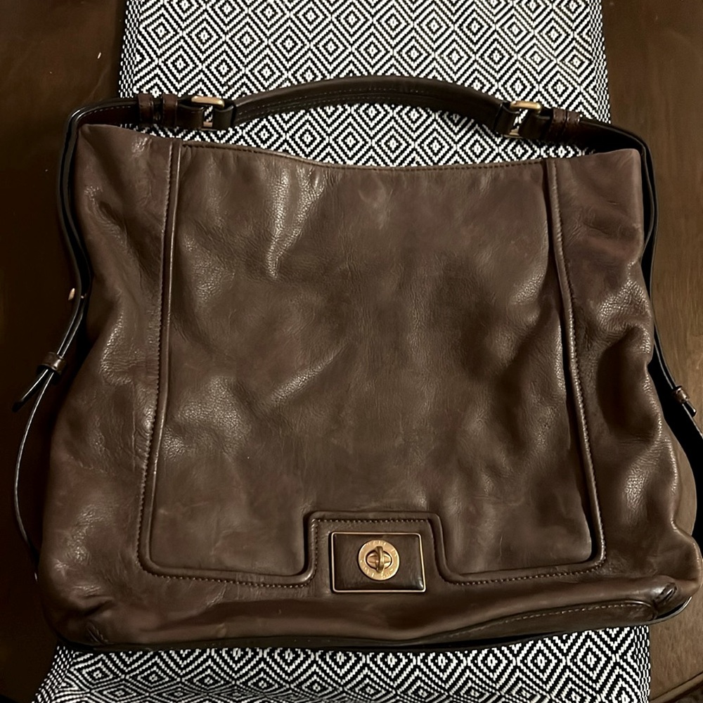 Marc by Marc Jacobs Revolution Brown Leather Hobo